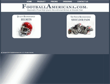 Tablet Screenshot of footballamericana.com